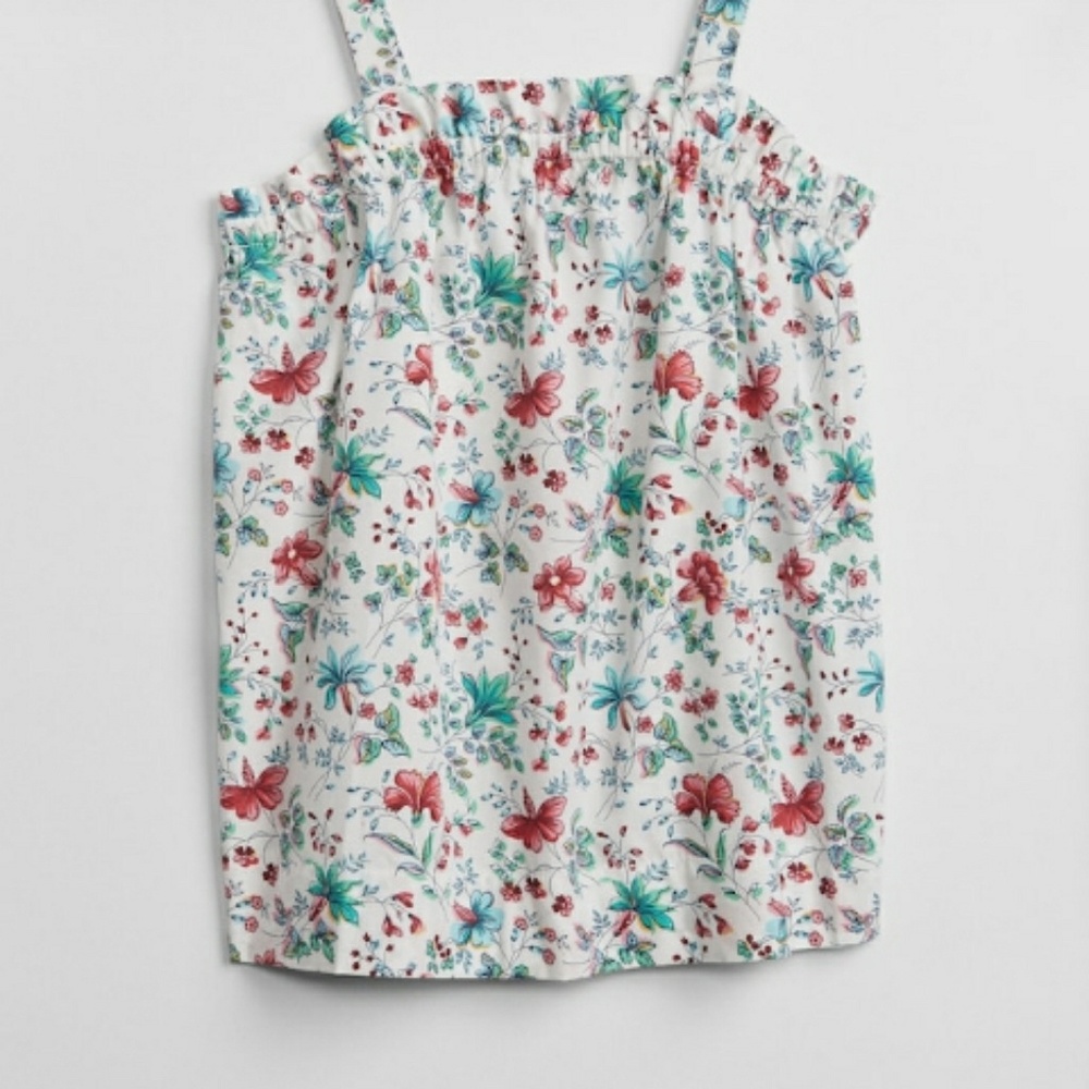 🌞GAP White Ruffle Tank:: 2 for $25